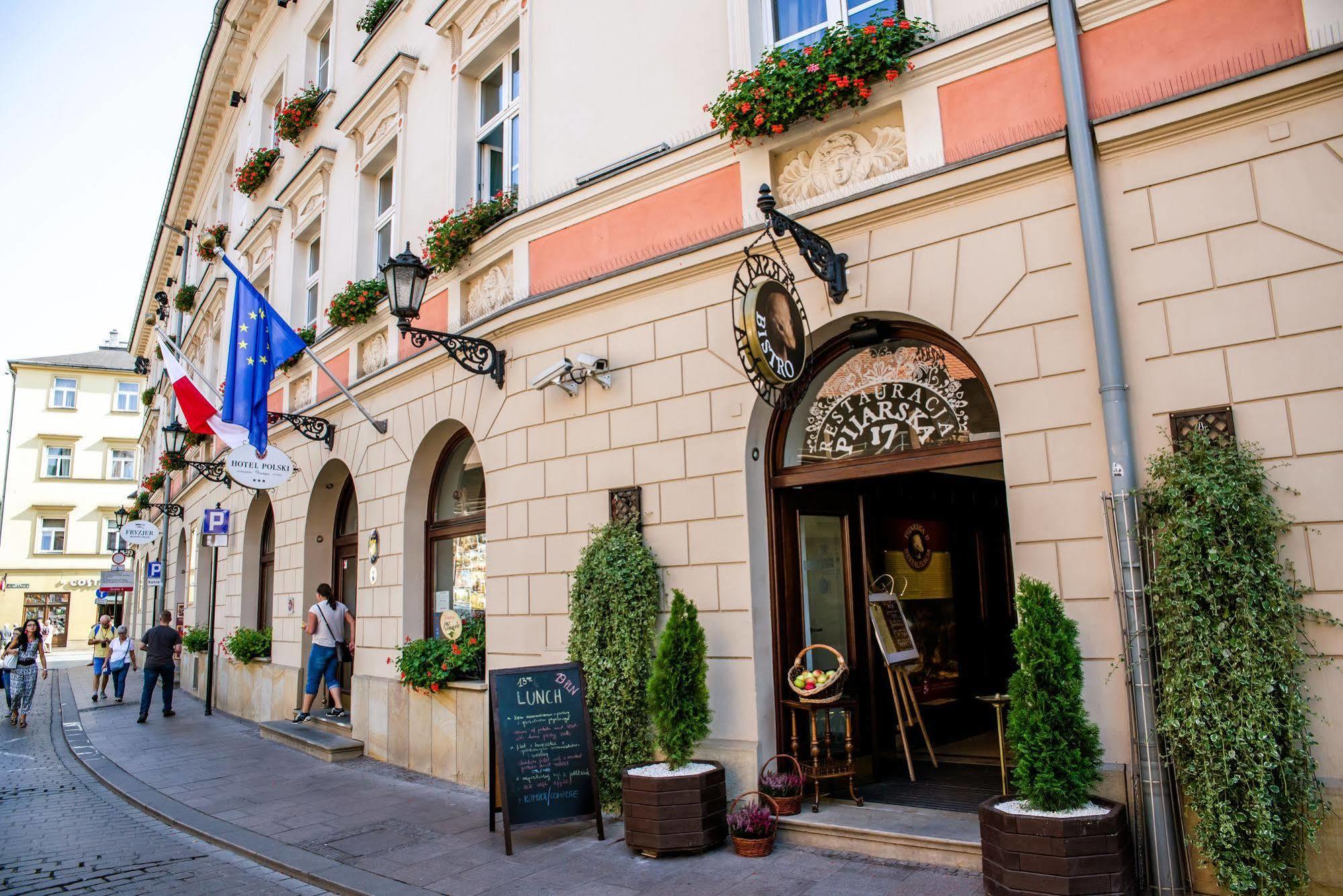 Hotel Polski Pod Bialym Orlem Краков Экстерьер фото